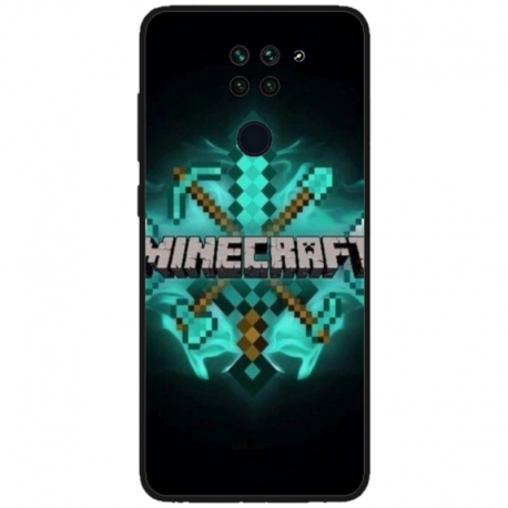 Husa personalizata tip carcasa HQPrint pentru Xiaomi Redmi Note 9T, model Minecraft 2, multicolor, S1D1M0126