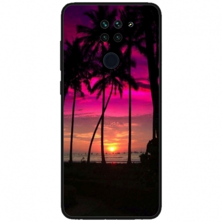 Husa personalizata tip carcasa HQPrint pentru Xiaomi Redmi Note 9T, model Beach View 1, multicolor, S1D1M0136