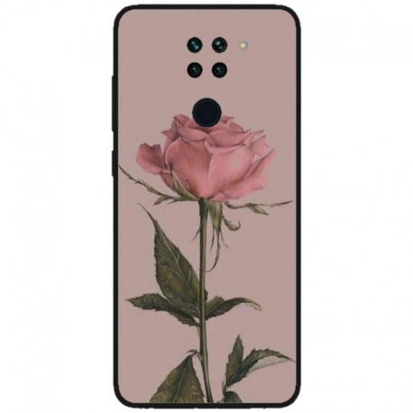Husa personalizata tip carcasa HQPrint pentru Xiaomi Redmi Note 9T, model Flowers 8, multicolor, S1D1M0141