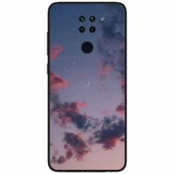Husa personalizata tip carcasa HQPrint pentru Xiaomi Redmi Note 9T, model Moody Sky, multicolor, S1D1M0146