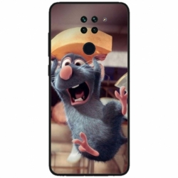Husa personalizata tip carcasa HQPrint pentru Xiaomi Redmi Note 9T, model Ratatouille, multicolor, S1D1M0151