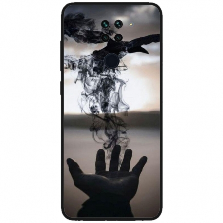 Husa personalizata tip carcasa HQPrint pentru Xiaomi Redmi Note 9T, model Black Magic, multicolor, S1D1M0152