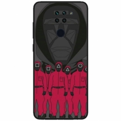 Husa personalizata tip carcasa HQPrint pentru Xiaomi Redmi Note 9T, model Squid Game 15, multicolor, S1D1M0187