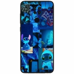 Husa personalizata tip carcasa HQPrint pentru Xiaomi Redmi Note 9T, model Stitch 1, multicolor, S1D1M0191