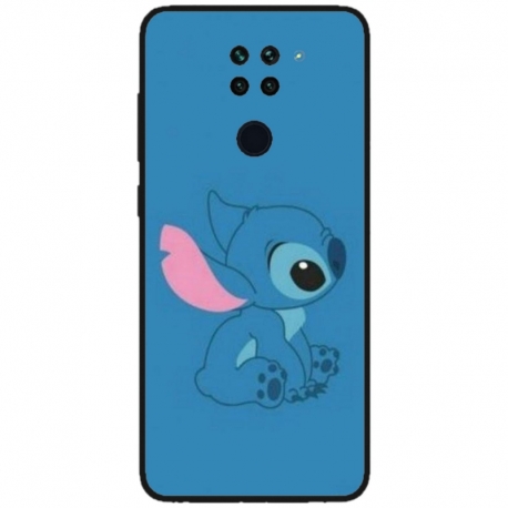 Husa personalizata tip carcasa HQPrint pentru Xiaomi Redmi Note 9T, model Blue Stich, multicolor, S1D1M0192