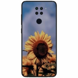 Husa personalizata tip carcasa HQPrint pentru Xiaomi Redmi Note 9T, model Sunflower 1, multicolor, S1D1M0193