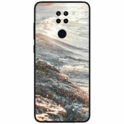 Husa personalizata tip carcasa HQPrint pentru Xiaomi Redmi Note 9T, model Ocean Water 1 , multicolor, S1D1M0200