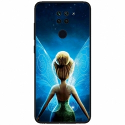 Husa personalizata tip carcasa HQPrint pentru Xiaomi Redmi Note 9T, model Tinkerbell 1, multicolor, S1D1M0202