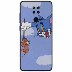 Husa personalizata tip carcasa HQPrint pentru Xiaomi Redmi Note 9T, model Tom and Jerry 1, multicolor, S1D1M0203