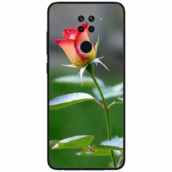 Husa personalizata tip carcasa HQPrint pentru Xiaomi Redmi Note 9T, model Flowers 13, multicolor, S1D1M0206