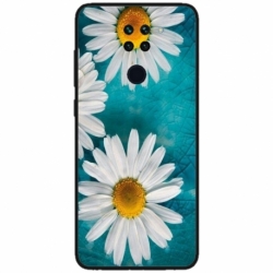Husa personalizata tip carcasa HQPrint pentru Xiaomi Redmi Note 9T, model Petunia 2, multicolor, S1D1M0239