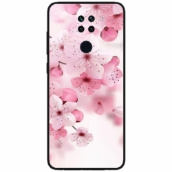 Husa personalizata tip carcasa HQPrint pentru Xiaomi Redmi Note 9T, model Flowers 17, multicolor, S1D1M0241