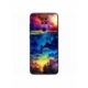 Husa personalizata tip carcasa HQPrint pentru Xiaomi Redmi Note 9 5G, model Abstract City, multicolor, S1D1M0263