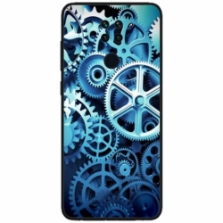 Husa personalizata tip carcasa HQPrint pentru Xiaomi Redmi Note 9T, model Clockwork, multicolor, S1D1M0250