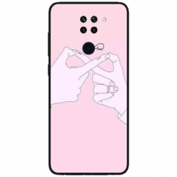 Husa personalizata tip carcasa HQPrint pentru Xiaomi Redmi Note 9T, model Infinity Togeter, multicolor, S1D1M0251