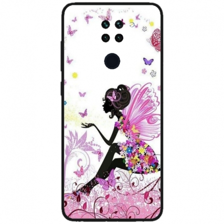 Husa personalizata tip carcasa HQPrint pentru Xiaomi Redmi Note 9 5G, model Fairy, multicolor, S1D1M0276