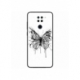 Husa personalizata tip carcasa HQPrint pentru Xiaomi Redmi Note 9T 5G, model Butterfly 3, multicolor, S1D1M0030