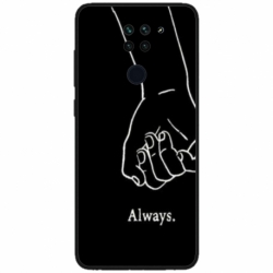 Husa personalizata tip carcasa HQPrint pentru Xiaomi Redmi Note 9T, model Always and Forever 1, multicolor, S1D1M0279