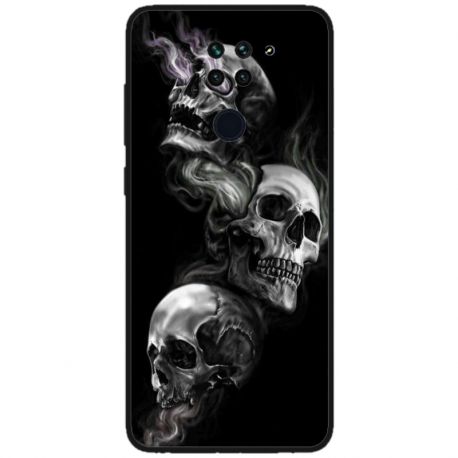 Husa personalizata tip carcasa HQPrint pentru Xiaomi Redmi Note 9T 5G, model Skulls, multicolor, S1D1M0032