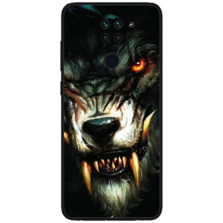 Husa personalizata tip carcasa HQPrint pentru Xiaomi Redmi Note 9 Pro 5G, model Wolf, multicolor, S1D1M0286
