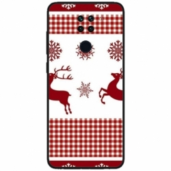 Husa personalizata tip carcasa HQPrint pentru Xiaomi Redmi Note 9T 5G, model Reindeer 1, multicolor, S1D1M0051