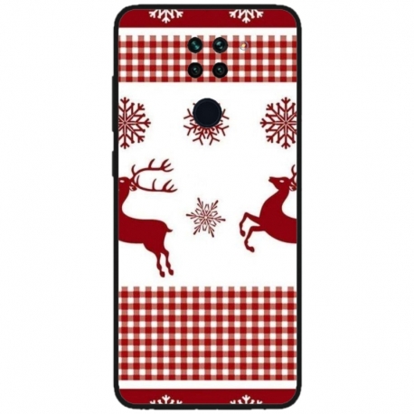 Husa personalizata tip carcasa HQPrint pentru Xiaomi Redmi Note 9T 5G, model Reindeer 1, multicolor, S1D1M0051
