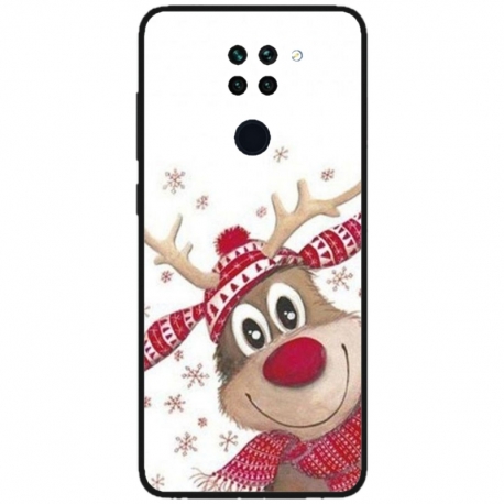 Husa personalizata tip carcasa HQPrint pentru Xiaomi Redmi Note 9T 5G, model Reindeer 3, multicolor, S1D1M0053