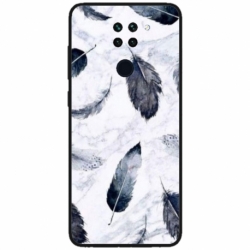 Husa personalizata tip carcasa HQPrint pentru Xiaomi Redmi Note 9T 5G, model Leaf Design 2, multicolor, S1D1M0071