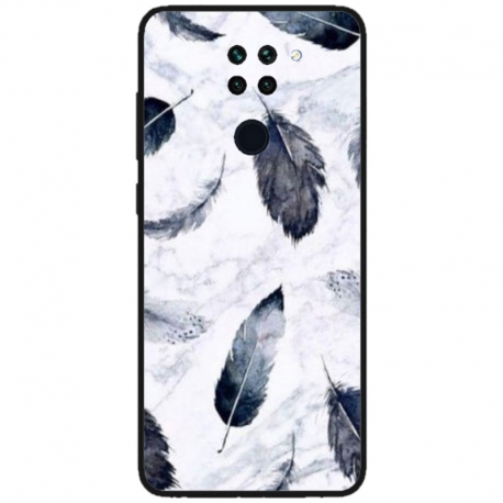 Husa personalizata tip carcasa HQPrint pentru Xiaomi Redmi Note 9T 5G, model Leaf Design 2, multicolor, S1D1M0071