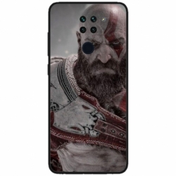 Husa personalizata tip carcasa HQPrint pentru Xiaomi Redmi Note 9T 5G, model God of War 2, multicolor, S1D1M0081