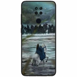 Husa personalizata tip carcasa HQPrint pentru Xiaomi Redmi Note 9T, model Brave, multicolor, S1D1M0310