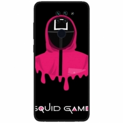 Husa personalizata tip carcasa HQPrint pentru Xiaomi Redmi Note 9T 5G, model Squid Game 7, multicolor, S1D1M0179