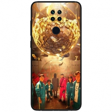 Husa personalizata tip carcasa HQPrint pentru Xiaomi Redmi Note 9T 5G, model Squid Game 11, multicolor, S1D1M0183
