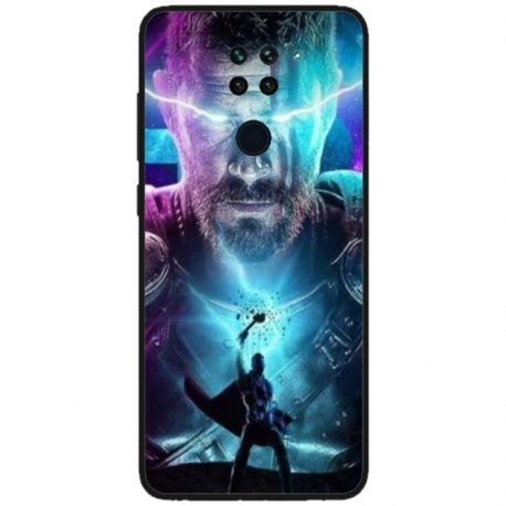 Husa personalizata tip carcasa HQPrint pentru Xiaomi Redmi Note 9T 5G, model Thor 1, multicolor, S1D1M0201
