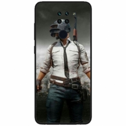 Husa personalizata tip carcasa HQPrint pentru Xiaomi Redmi Note 9T 5G, model PUBG 1, multicolor, S1D1M0214