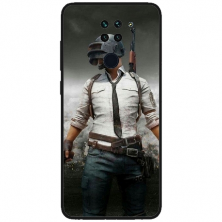 Husa personalizata tip carcasa HQPrint pentru Xiaomi Redmi Note 9T 5G, model PUBG 1, multicolor, S1D1M0214