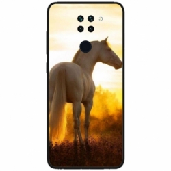 Husa personalizata tip carcasa HQPrint pentru Xiaomi Redmi Note 9T 5G, model Horse 2, multicolor, S1D1M0218