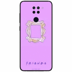 Husa personalizata tip carcasa HQPrint pentru Xiaomi Redmi Note 9T 5G, model FRIENDS 3, multicolor, S1D1M0223