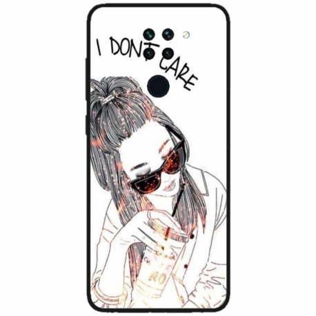 Husa personalizata tip carcasa HQPrint pentru Xiaomi Redmi Note 9T, model I dont care, multicolor, S1D1M0320