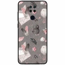 Husa personalizata tip carcasa HQPrint pentru Xiaomi Redmi Note 9T, model Abstract 1, multicolor, S1D1M0321