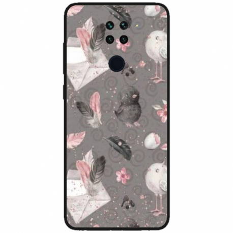 Husa personalizata tip carcasa HQPrint pentru Xiaomi Redmi Note 9 5G, model Abstract 1, multicolor, S1D1M0321