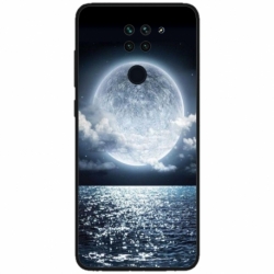 Husa personalizata tip carcasa HQPrint pentru Xiaomi Redmi Note 9T 5G, model Moon Sky, multicolor, S1D1M0228