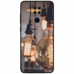 Husa personalizata tip carcasa HQPrint pentru Xiaomi Redmi Note 9 5G, model Lightbulb, multicolor, S1D1M0322