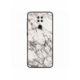 Husa personalizata tip carcasa HQPrint pentru Xiaomi Redmi Note 9 5G, model White Marble, multicolor, S1D1M0325