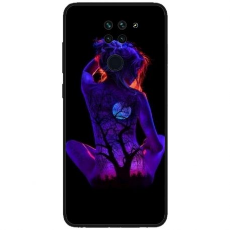 Husa personalizata tip carcasa HQPrint pentru Xiaomi Redmi Note 9T, model Colorful 8, multicolor, S1D1M0329