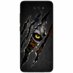 Husa personalizata tip carcasa HQPrint pentru Xiaomi Redmi Note 9T, model Hidden Tiger, multicolor, S1D1M0332