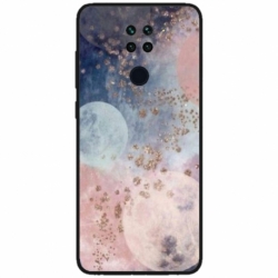 Husa personalizata tip carcasa HQPrint pentru Xiaomi Redmi Note 9 5G, model Abstract 2, multicolor, S1D1M0335