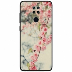 Husa personalizata tip carcasa HQPrint pentru Xiaomi Redmi Note 9T 5G, model Flowers 18, multicolor, S1D1M0245