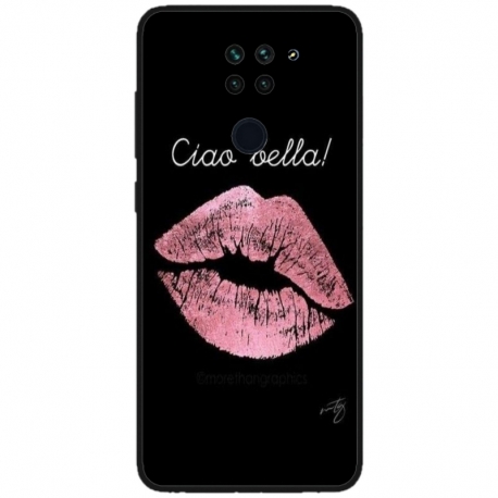 Husa personalizata tip carcasa HQPrint pentru Xiaomi Redmi Note 9T 5G, model Ciao Bella, multicolor, S1D1M0261