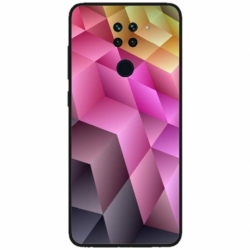 Husa personalizata tip carcasa HQPrint pentru Xiaomi Redmi Note 9T 5G, model Colorful 1, multicolor, S1D1M0273